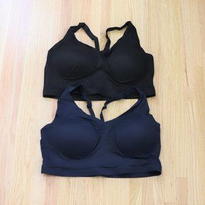 Bundle of 2 Soma Enbliss Racerback Bralettes Size XXXL Black Navy